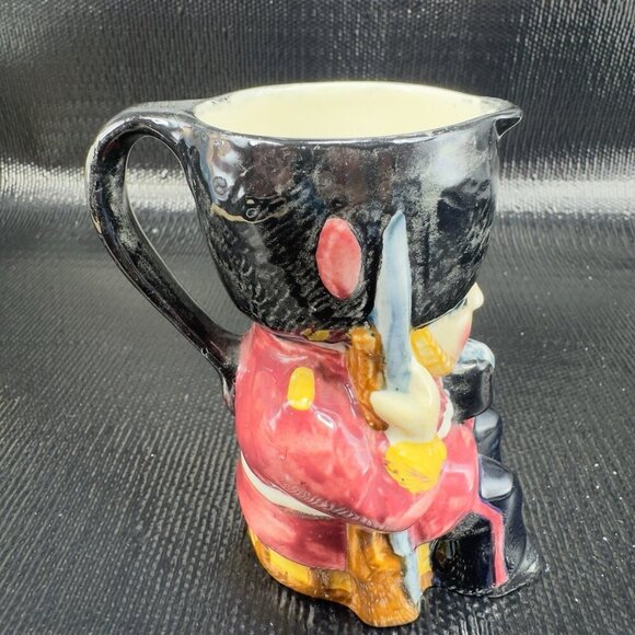 Vintage Shorter and Son England Guardsman Creamer Jug Toby Small Pitcher England - Picture 9 of 13
